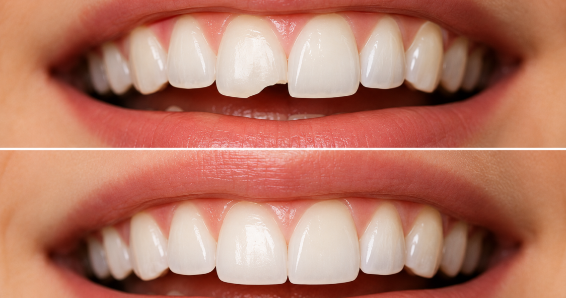 Dente lascado em Jundiaí - Clínica Odontologica Dental Care Jundiaí